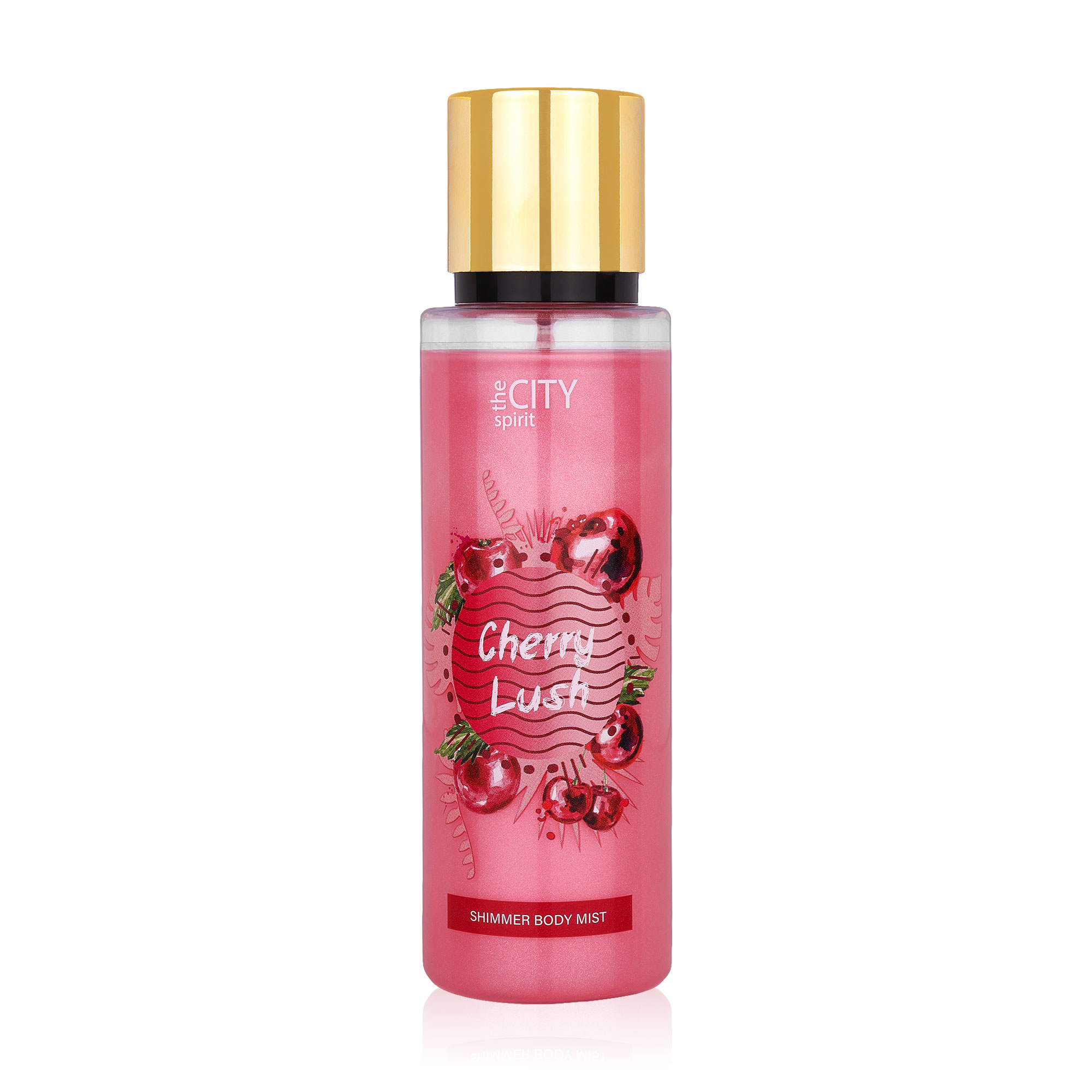 Парфумований спрей для тіла The City Spirit Shimmer Cherry Lush жіночий, 200 мл